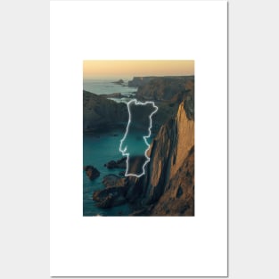 Portugal Country Map | Luminous Landscapes Posters and Art